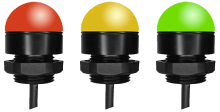 LED minaturní indikátor M4B-1BBT-RYG-50 USB